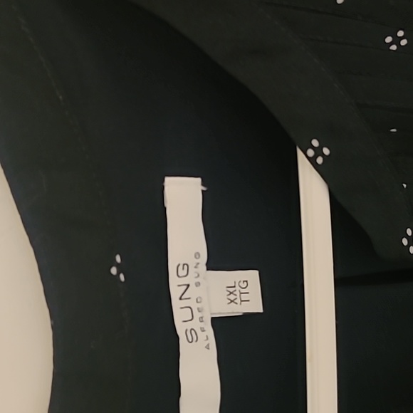 Navy/White Shirt Dress - Picture 4 of 6